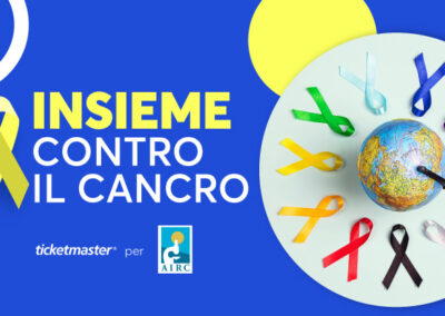 <strong>Ticketmaster Italia con AIRC rinnova l’impegno per la ricerca oncologica</strong>