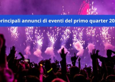 Ticketmaster Italia: I principali annunci di eventi e concerti del primo quarter 2024